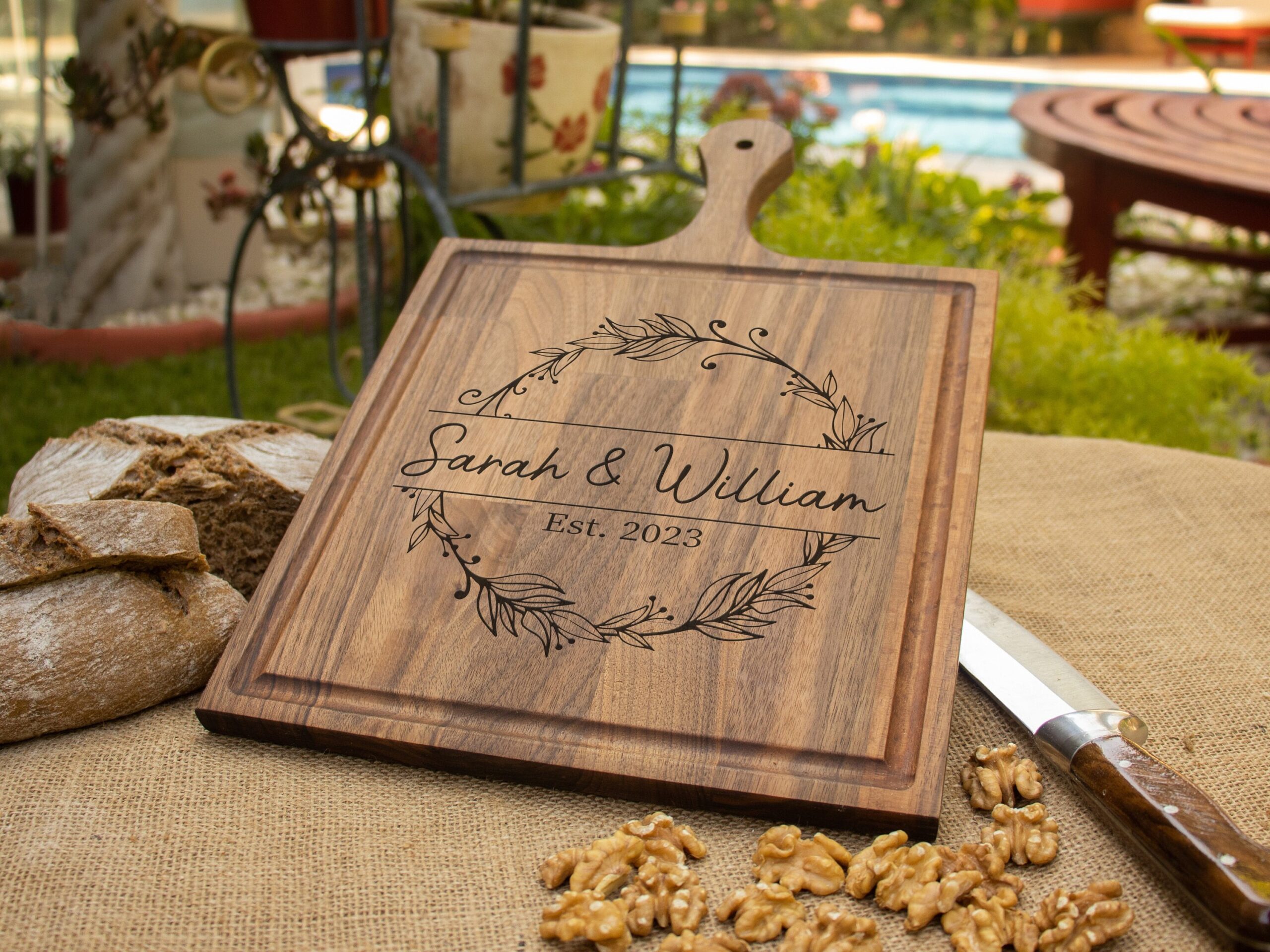 Couple Charcuterie Board – Custom Engraved Cutting Board | Personalized Anniversary Gift, Wedding Gift for Couple Couple Charcuterie Board – Custom Engraved Cutting Board | Personalized Anniversary Gift, Wedding Gift for Couple