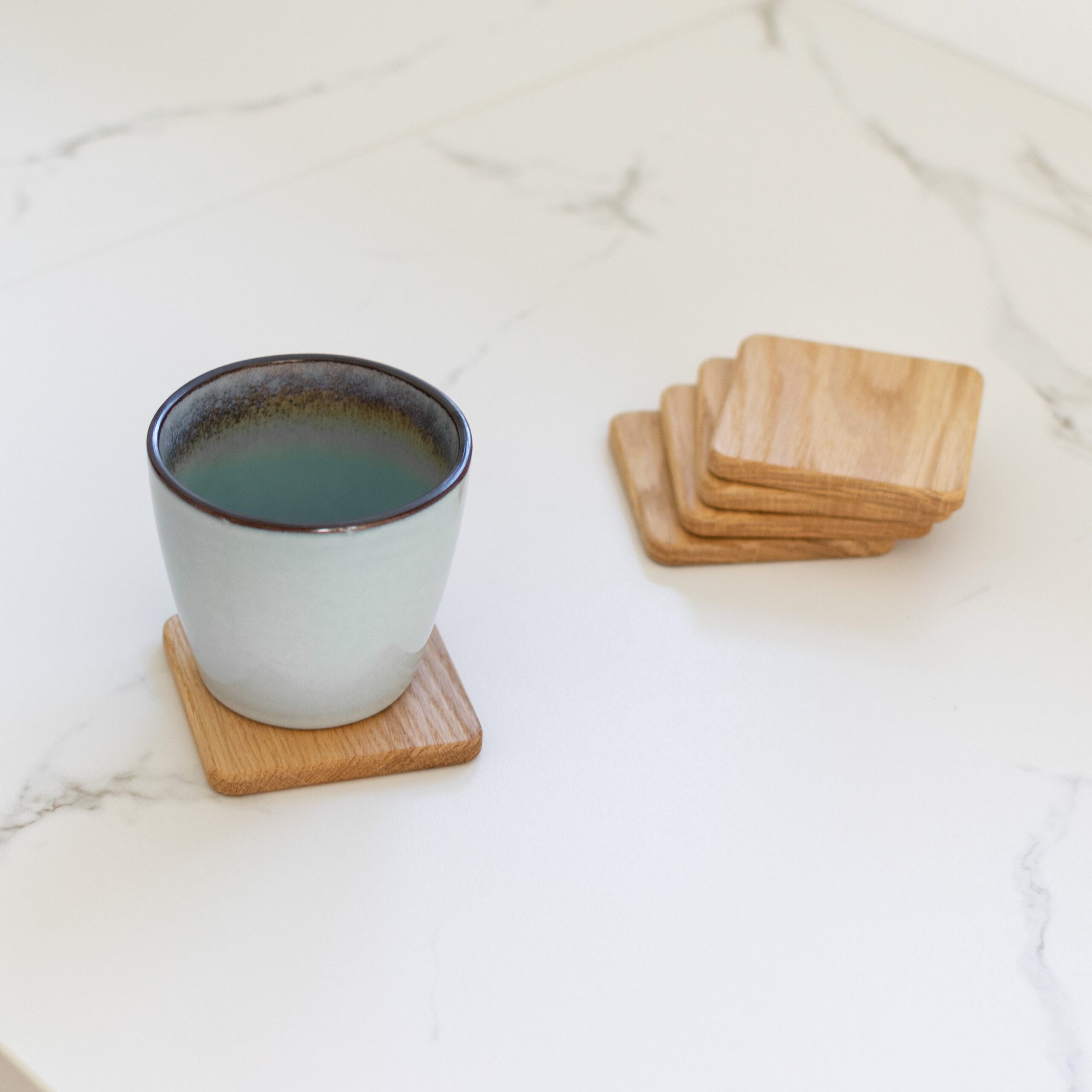 Wooden Coasters for Glasses, Cups, or Candles – Set of 4 Wooden Coasters for Glasses, Cups, or Candles – Set of 4