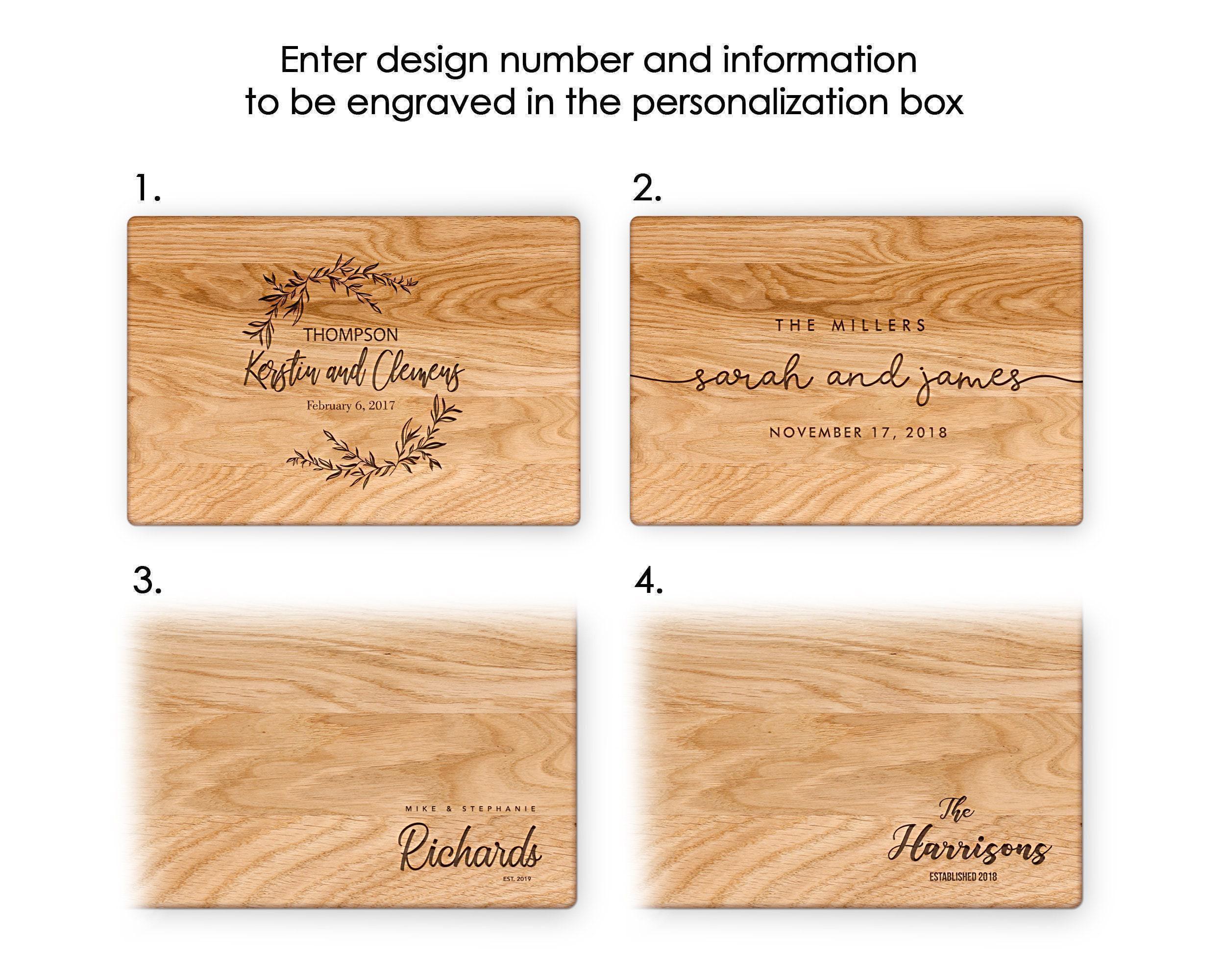 Personalized Cutting Board – Wedding Gift for Couple, Custom Engraved Wooden Board | Bridal Shower, Housewarming Gift for Family Personalized Cutting Board – Wedding Gift for Couple, Custom Engraved Wooden Board | Bridal Shower, Housewarming Gift for Family