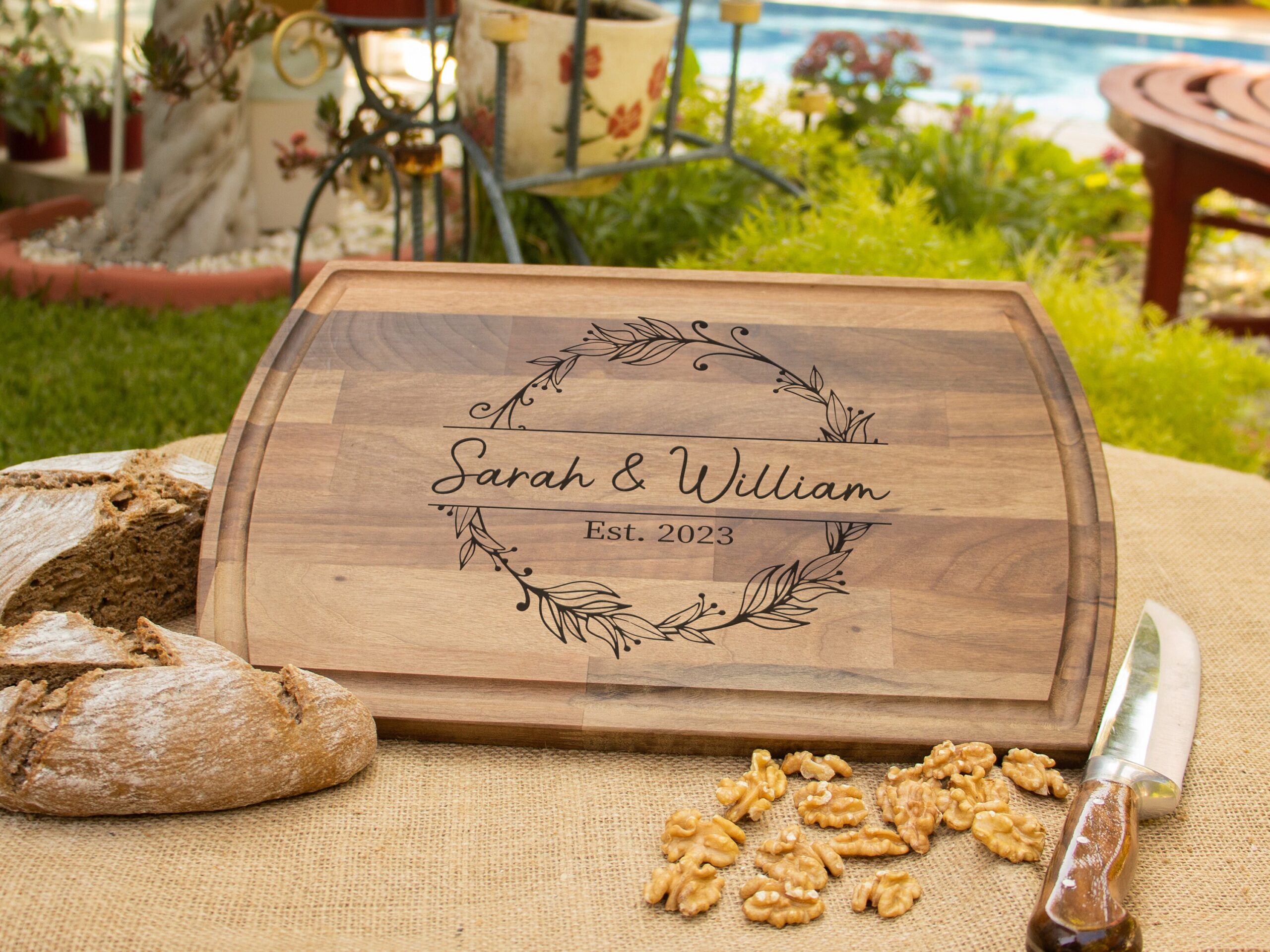 Couple Charcuterie Board – Custom Engraved Cutting Board | Personalized Anniversary Gift, Wedding Gift for Couple Couple Charcuterie Board – Custom Engraved Cutting Board | Personalized Anniversary Gift, Wedding Gift for Couple