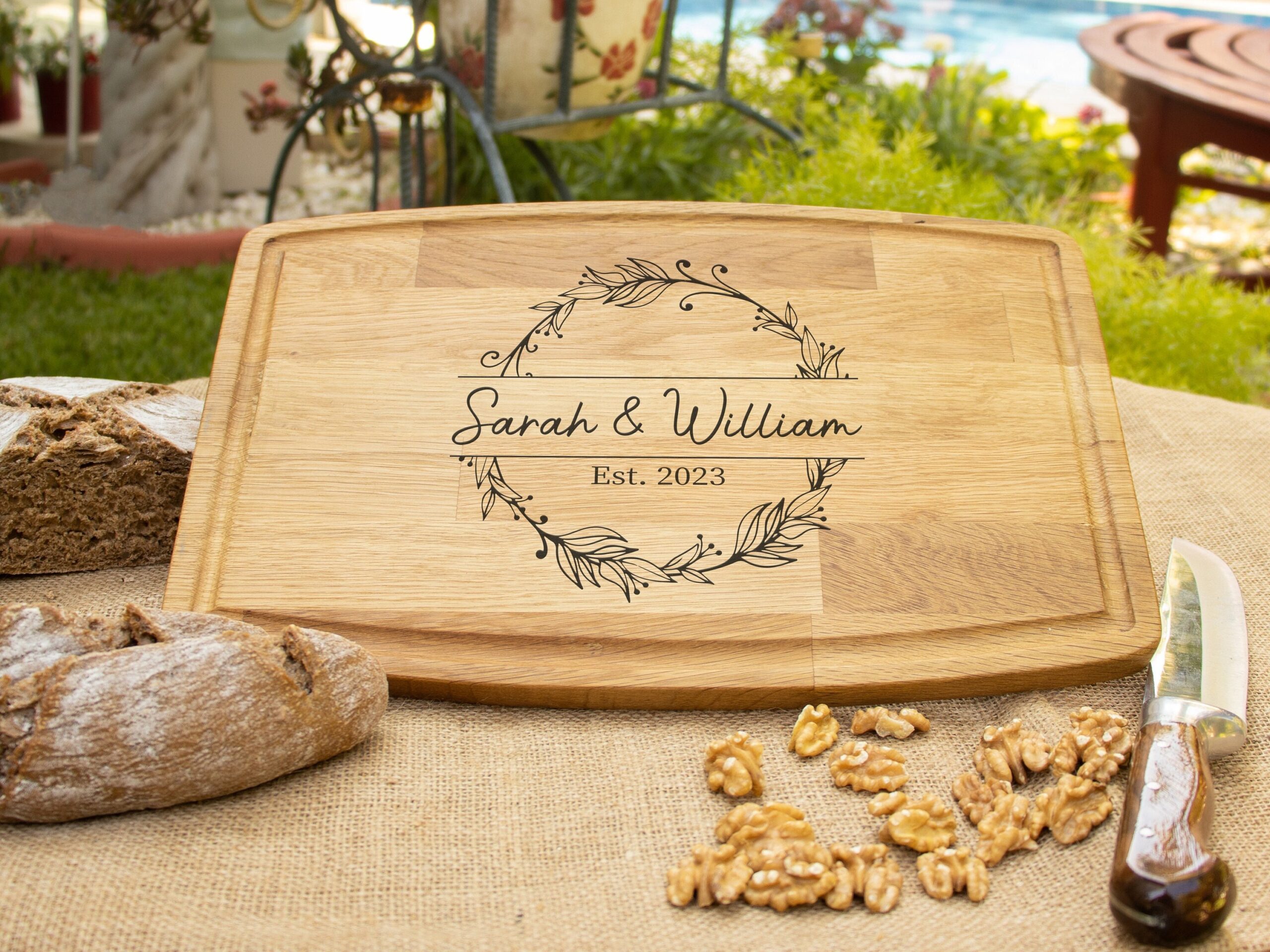 Couple Charcuterie Board – Custom Engraved Cutting Board | Personalized Anniversary Gift, Wedding Gift for Couple Couple Charcuterie Board – Custom Engraved Cutting Board | Personalized Anniversary Gift, Wedding Gift for Couple