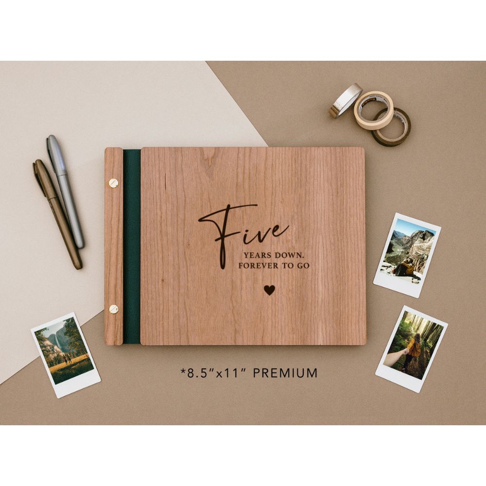 5th Anniversary Wood Gift - Meaningful Present for Her, Him, Couple 5th Anniversary Wood Gift - Meaningful Present for Her, Him, Couple