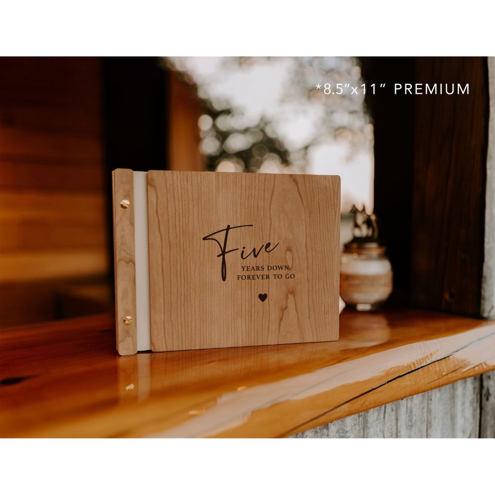 5th Anniversary Wood Gift - Meaningful Present for Her, Him, Couple 5th Anniversary Wood Gift - Meaningful Present for Her, Him, Couple